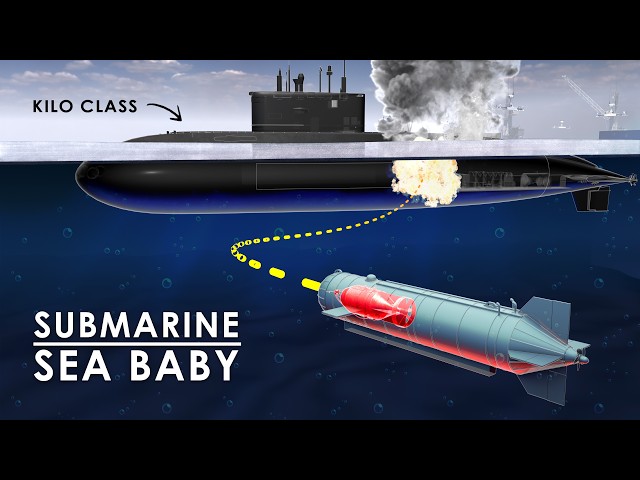Ukraine’s Sea Sub Baby Attack Russian Submarine :The $500 Million Mistake