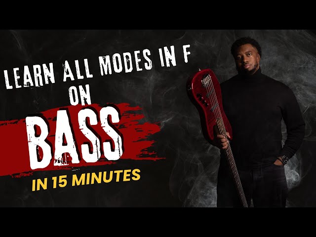 Play All Modes in key of F on Bass in 15 minutes