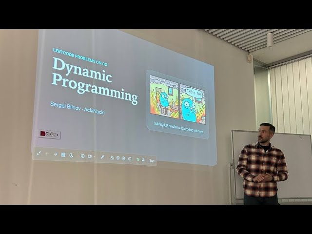 Sergei Blinov — Dynamic Programming in Go: From Intuition to Coding Interviews | Golang Serbia