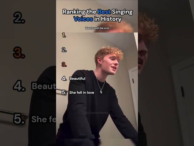 Ranking the Best Singing Voices in History