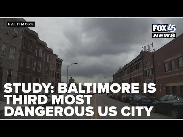 Baltimore ranked third most dangerous U.S. city by crime index