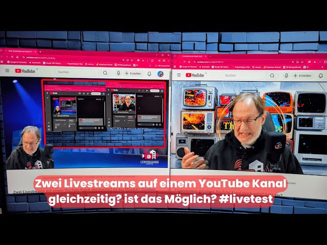 Zwei Livestreams auf einem YouTube Kanal gleichzeitig? ist das Möglich? #livetest