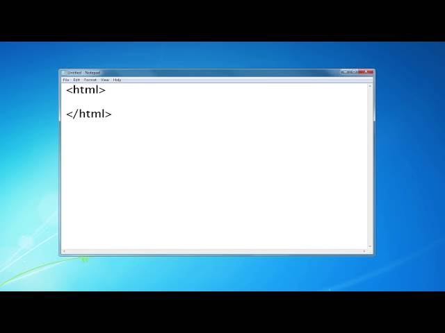 Learn HTML in 12 Minutes