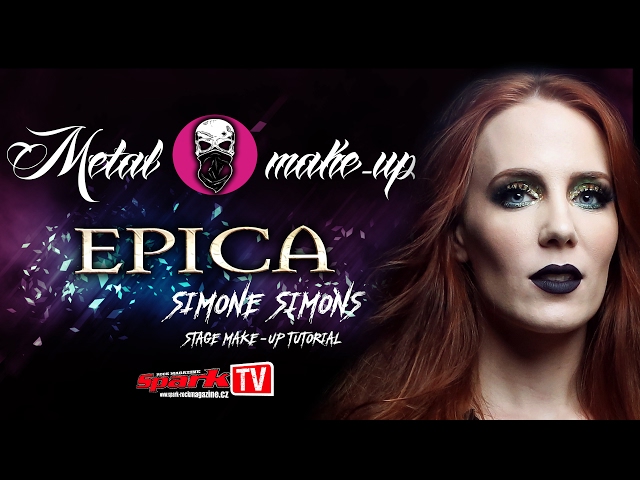EPICA - Simone Simons stage make-up tutorial