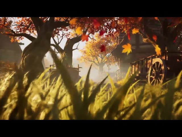 Cozy Fall Village Jazz Cafe 🍁 Relaxing Smooth Jazz Music for Study, Work and Creativity