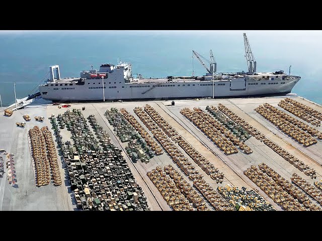 How the US Unloads Billions $ Worth of Military Hardware at Middle East Ports
