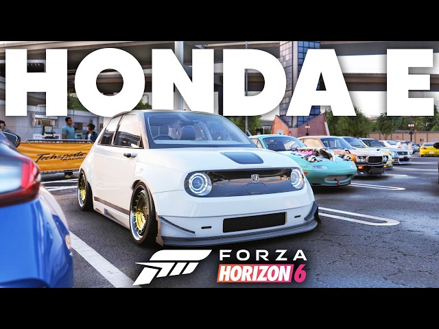 Forza Horizon 6 - Widebody Honda E Customization - 262mph ???