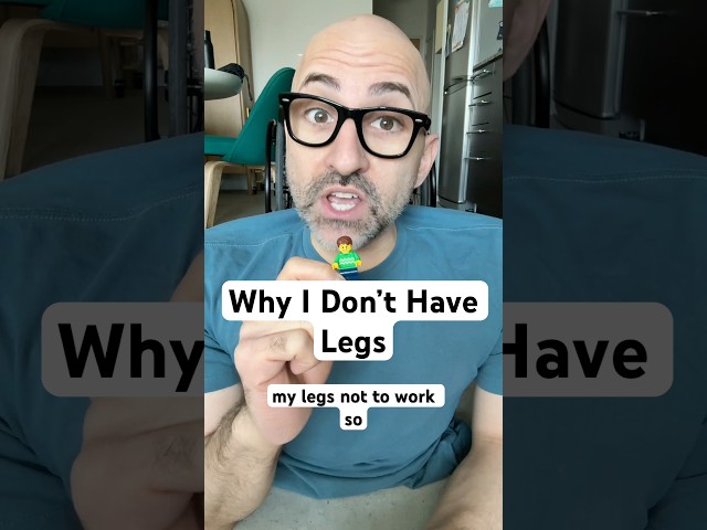 Why I Don’t Have Legs…Told With Lego #disability #Lego #StoryTime