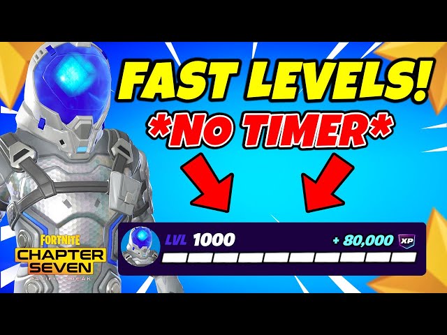 *NEW* NO TIMER Fortnite XP MAP How To LEVEL UP FAST in Fortnite CHAPTER 7!
