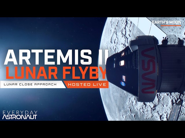 Watch Humans Fly Around The Moon! #artemis2