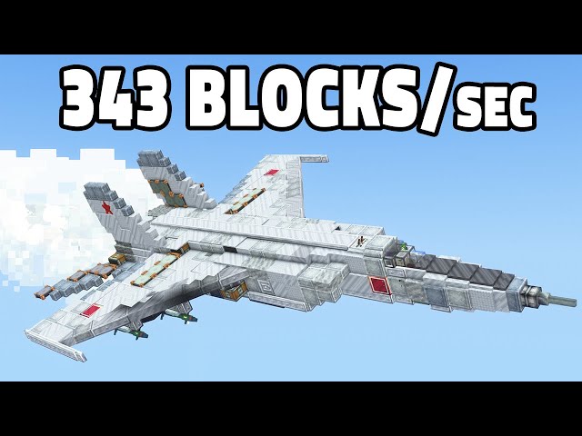 Breaking the SOUND BARRIER In Minecraft Create Mod