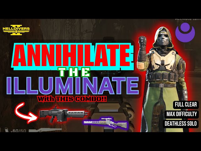 Helldivers 2: Stalwart + Deadeye Build DESTROYS ILLUMINATE – Deathless Solo Max Difficulty