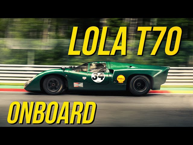 Onboard: Lola T70 qualifying lap on Spa