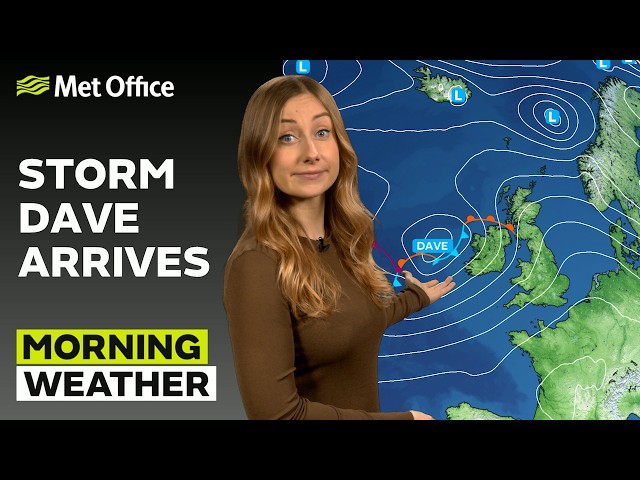 04/04/2026 - Storm Dave brings rain and wind - Morning Weather Forecast UK – Met Office Weather