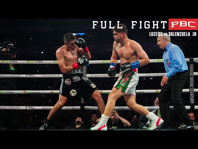 PBC FULL FIGHT: Lucero vs Valenzuela Jr. | December 6, 2025