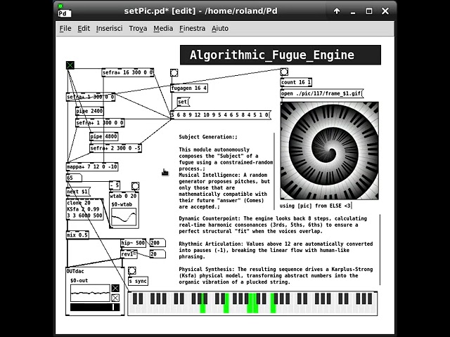 Pure Data - Algorithmic Fugue Engine - Subject Generation