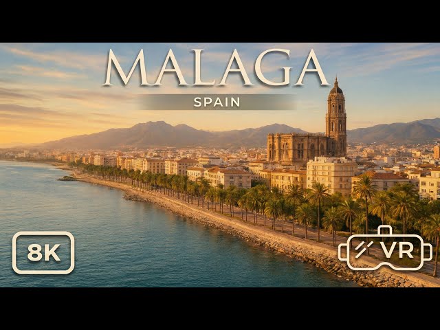 Ultimate VR Guide to Malaga, Spain's 3000-Year Old City. Visit Alcazaba & Gibralfaro in 8K 3D VR 180