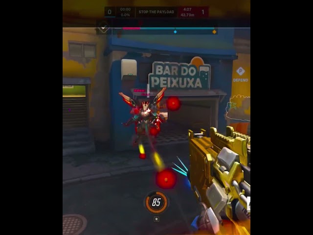 I knew she was going round the back for this