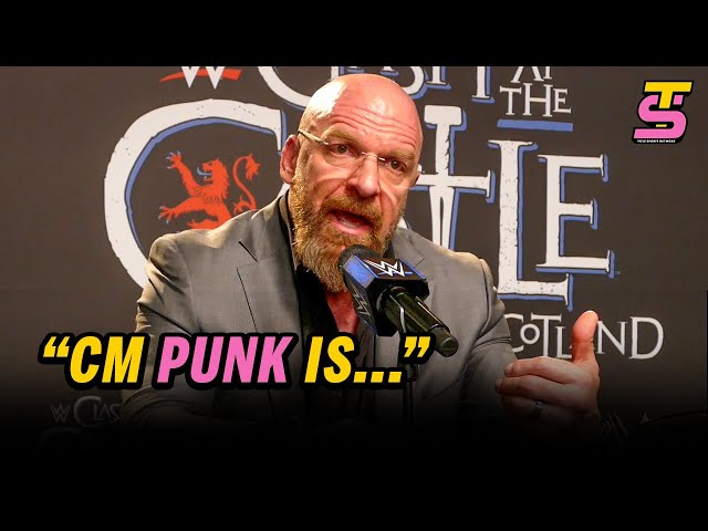 Triple H message to CM PUNK after costing Drew Mcintyre victory at Clash at the Castle