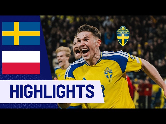 SWEDEN VS POLAND | DRAMATIC FINALE! | World Cup 2026 Play-off Highlights