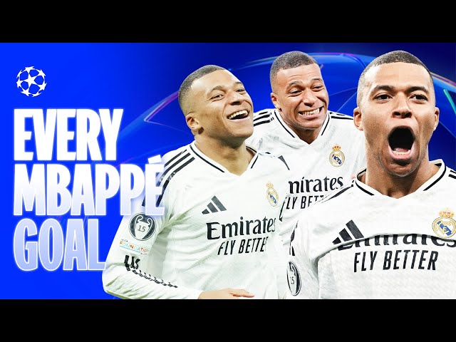 Kylian Mbappé's 2025 Champions League Goals