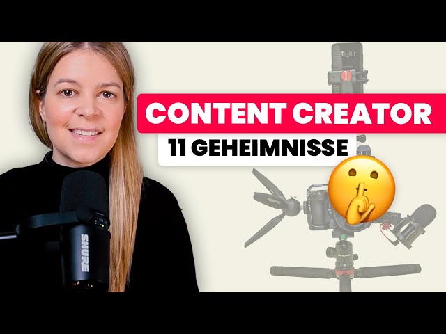 Become an influencer 🤫 11 secrets of successful content creators