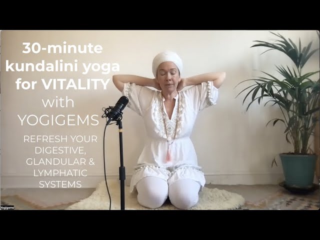 30 minute kundalini yoga for vitality | Kriya for Disease Resistance | Yogigems