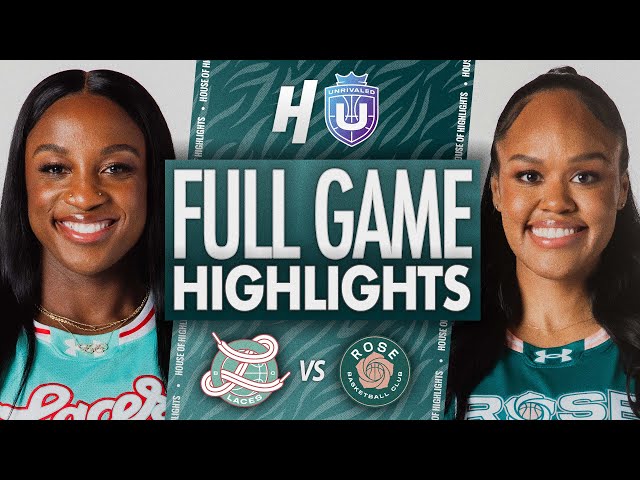 Rose vs Laces - FULL GAME Highlights | January 18, Unrivaled 2026
