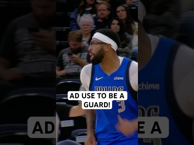 Anthony Davis showing off his guard skills