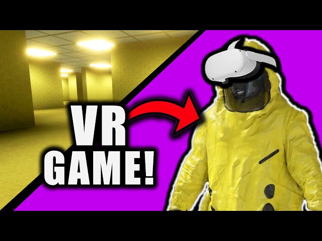 I Made the Backrooms into a VR Game!