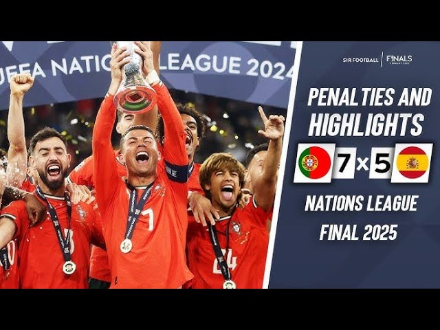 Portugal vs Spain 2-2 (PEN 5-3) - Highlights & All Goals - Nations League Final 2025