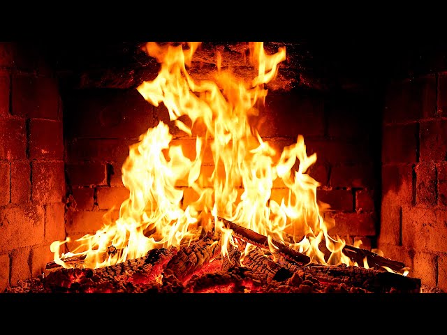 🔥 Fireplace Classic 4K (NO ADS). Cozy Fire with Crackling Fireplace Sounds. Fireplace 4K UHD