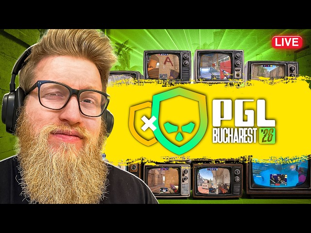 🔴 PGL Bucharest 2026 - Group Stage: Round 5 | fl0m