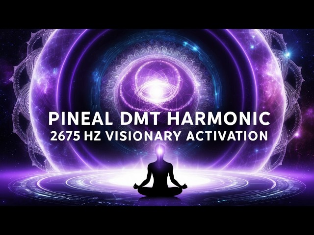 The Pineal DMT Harmonic | 2675 Hz Spontaneous Visionary Activation (4 Hours)