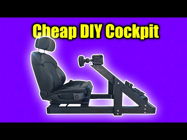 DIY Sim Racing Cockpit for Under $100- Simple Budget Build