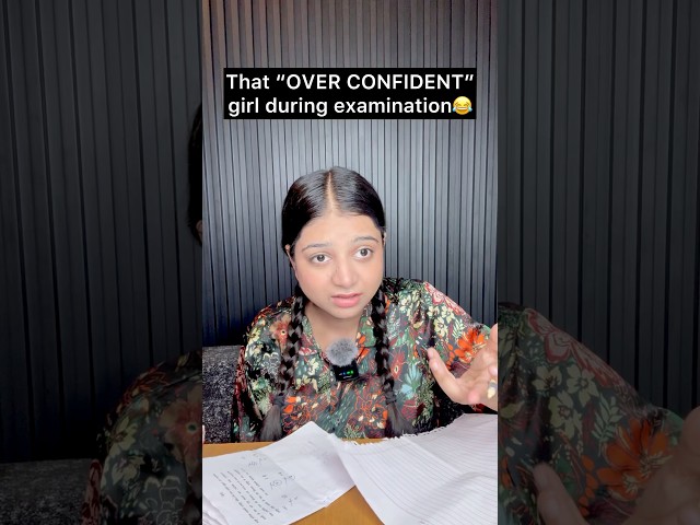 Over confident topper during exams!! #topper #topperlife #examination #examhall #ytshorts #shorts