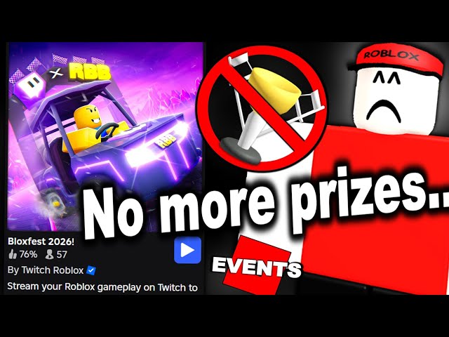 Events have changed... No more prizes.. (ROBLOX EVENT NEWS)