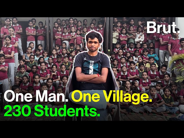 How a 21-year-old took on the mission of educating his entire village | Brut IRL