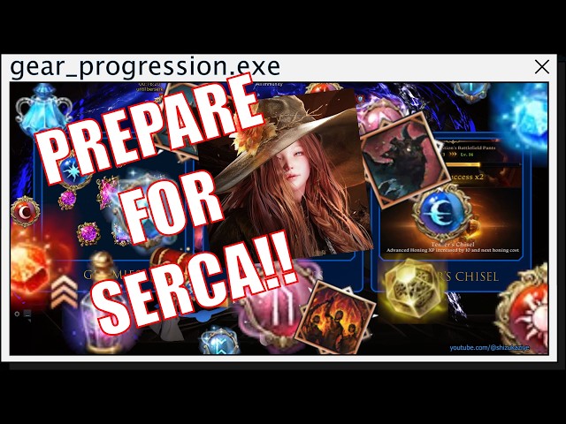 [Lost Ark] The Math behind Gearing! Progression guide for Serca