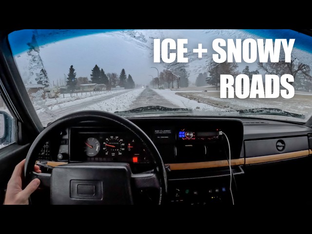 Endlich den Winter mit meinem Volvo 240 Kombi von 1993 gemeistert | Heckantrieb & Schaltgetriebe!