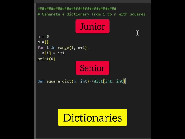 Dictionaries in Python