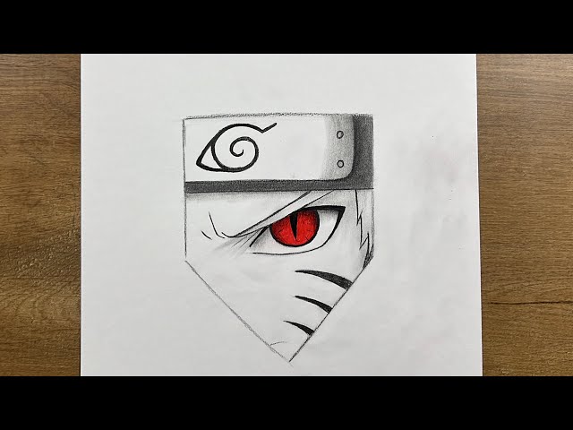 How to Draw Naruto Eye Step by Step | Easy Anime Drawing Tutorial