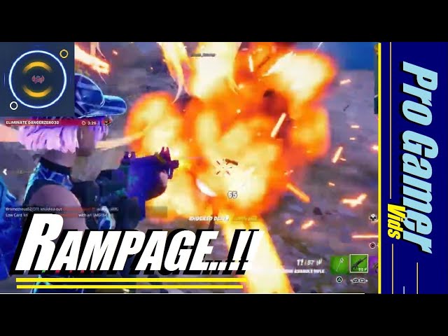 Fortnite Pro: One SHOT & RAMPAGE.!!!