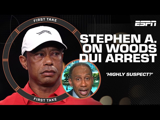 Stephen A. calls Tiger Woods’ life 'highly suspect' after DUI arrest | First Take