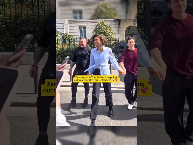 Zendaya and Tom Holland stepping out together like this… yeah 😮‍🔥#Zendaya #TomHolland