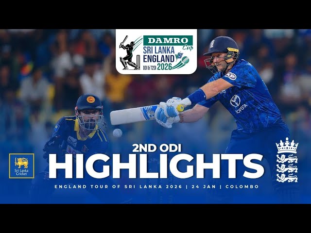 Sri Lanka vs England: 2nd ODI Full Match Highlights | RPICS Colombo