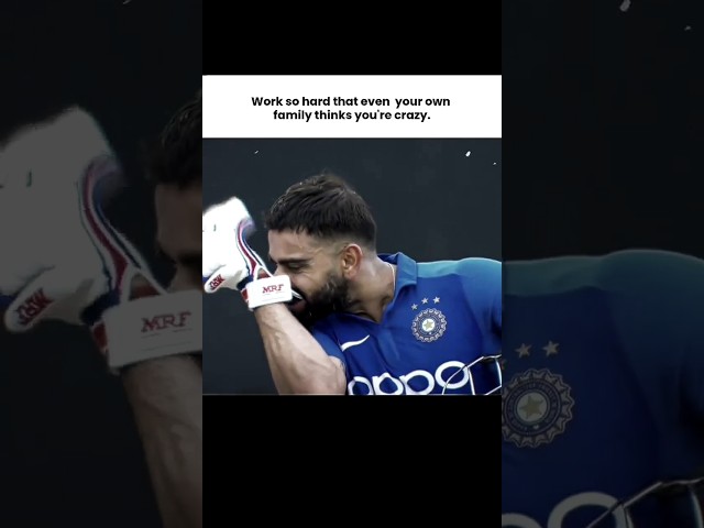 Work Hard 🙌🏻 #growthmindset #selfimprovement #mindsetmatters #viratkohli #confidencewins #shorts