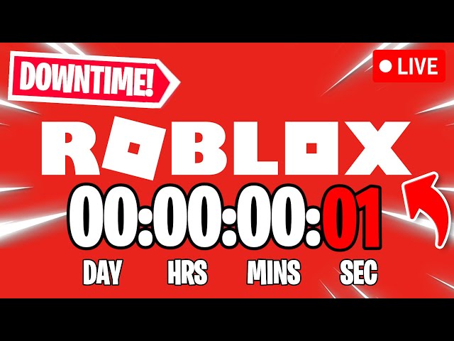 🔴 ROBLOX DOWNTIME COUNTDOWN LIVE - How To Fix Roblox Servers Down?