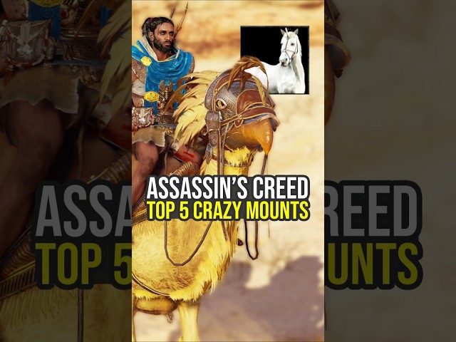 Top 5 Crazy Mounts In Assassin's Creed Games... (Assassin's Creed Mount)