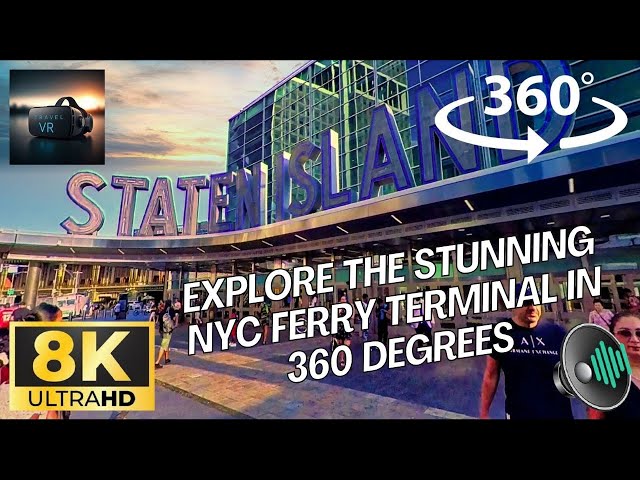 Explore the Stunning NYC Ferry Terminal in 360 Degrees